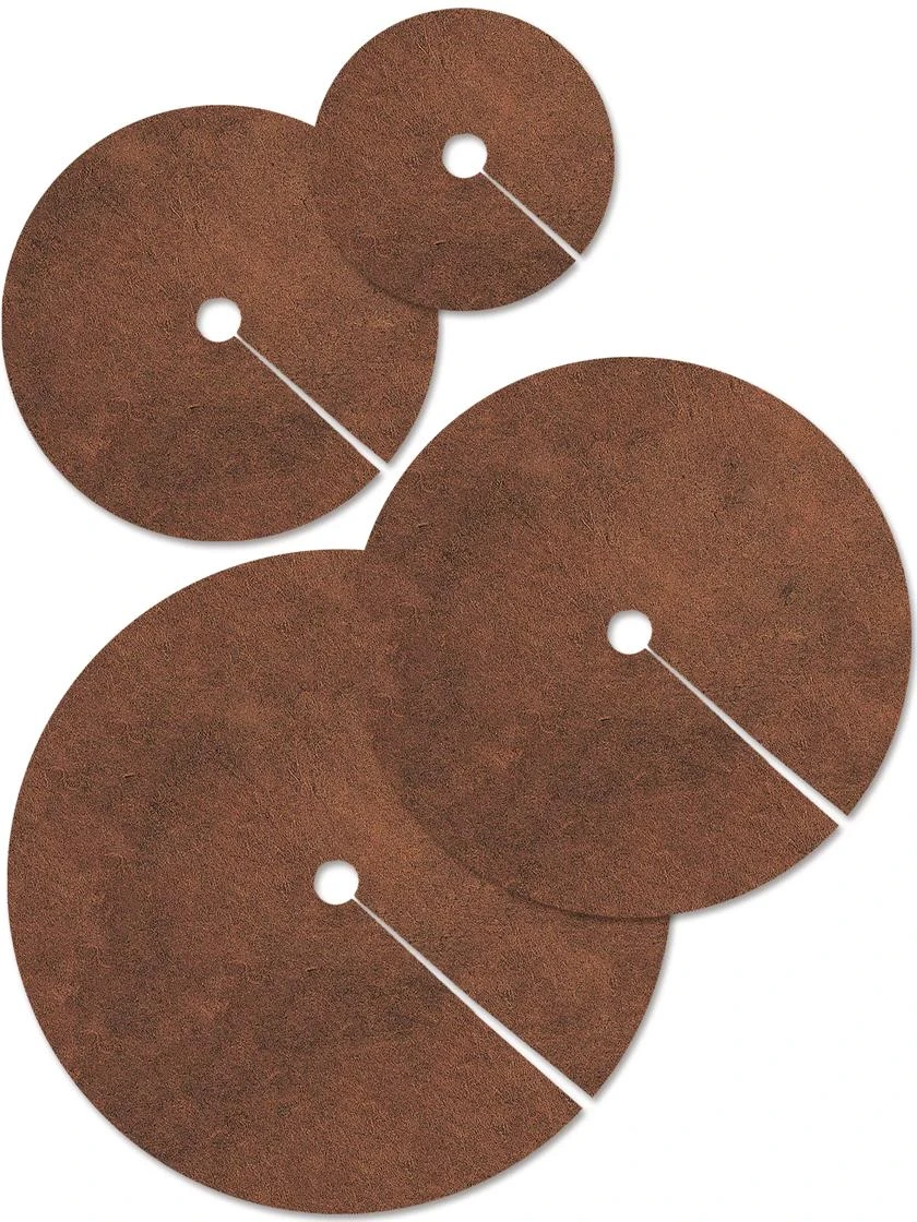 Coco Coir Tree Rings, Set Of 2 2 Coco Coir Tree Rings, Set Of 2 - Image 2