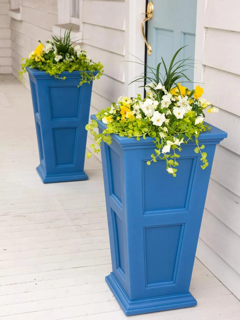 Fairfield Self-Watering Tall Patio Planters, 28” 1 Fairfield Self-Watering Tall Patio Planters, 28”
