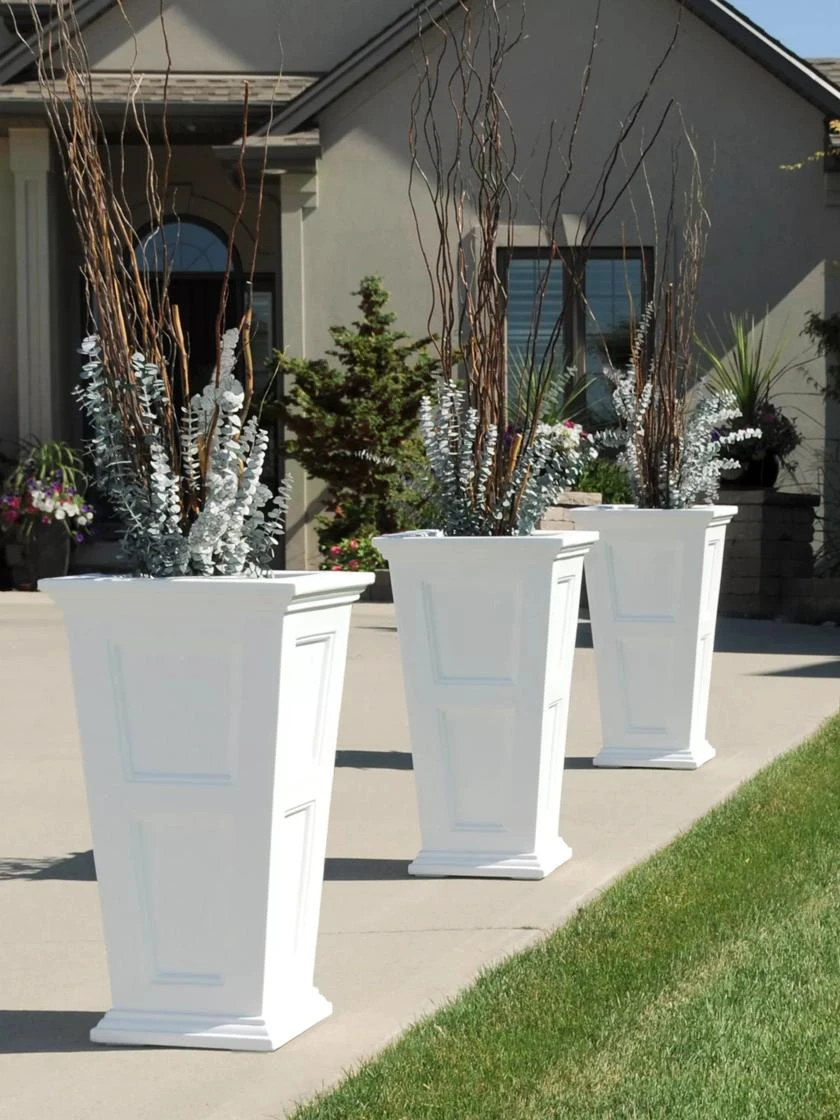 Fairfield Self-Watering Tall Patio Planters, 28” 3 Fairfield Self-Watering Tall Patio Planters, 28” - Image 3