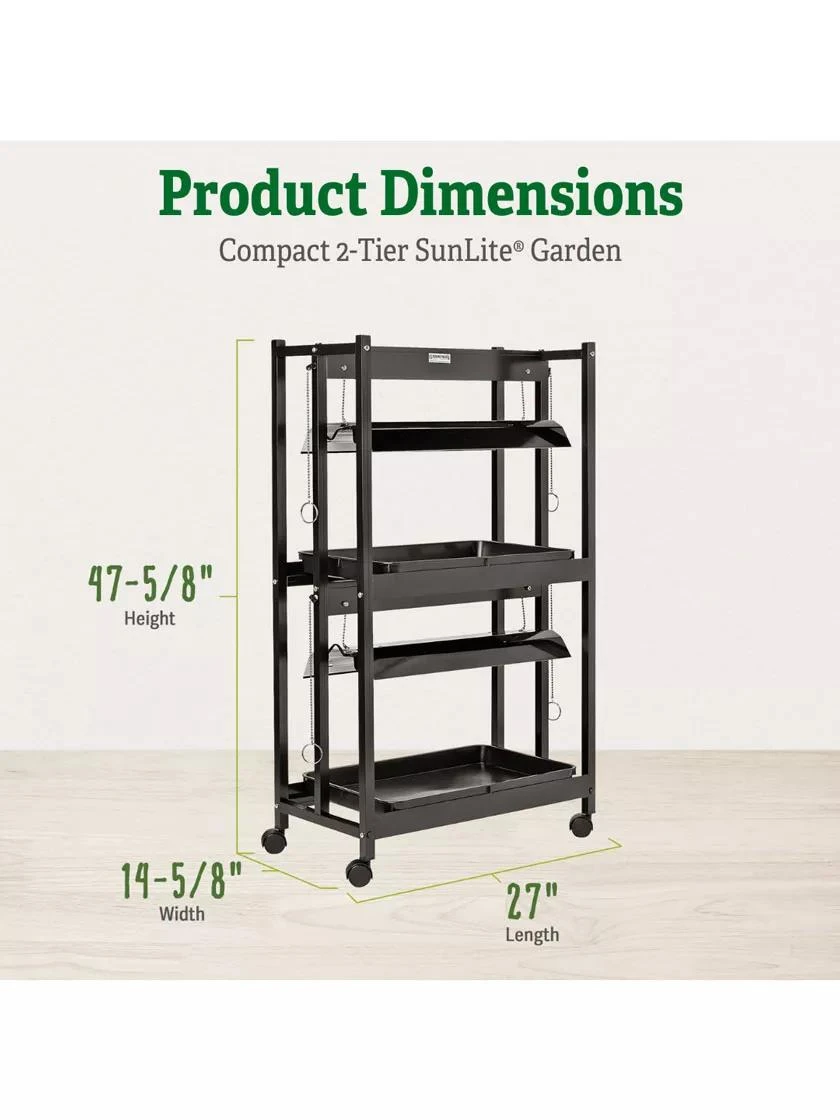 Compact 2-Tier SunLite® Garden 2 Compact 2-Tier SunLite® Garden - Image 2