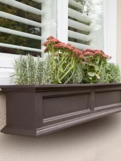Fairfield Self-Watering Window Box, 4’ -Deals Garden Decor Store 39345 09V tif 1