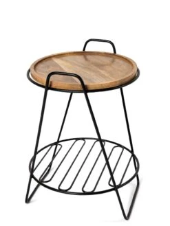 Hairpin Plant Stand With Shelf -Deals Garden Decor Store 3 4 crop 8612670 222