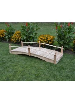 Acorn Garden Bridge Unfinished 4' X 8' 7 Acorn Garden Bridge Unfinished 4' X 8' -Deals Garden Decor Store 3 4 crop 8613404 01V 1