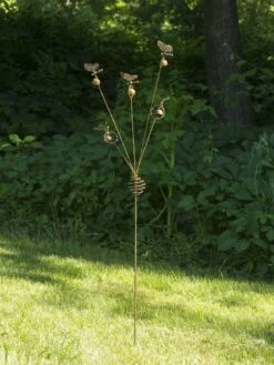 Butterflies & Bells Garden Stake
