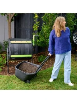 Maze 48 Gallon Compost Tumbler With Cart -Deals Garden Decor Store 3 4 crop 8613576 03V