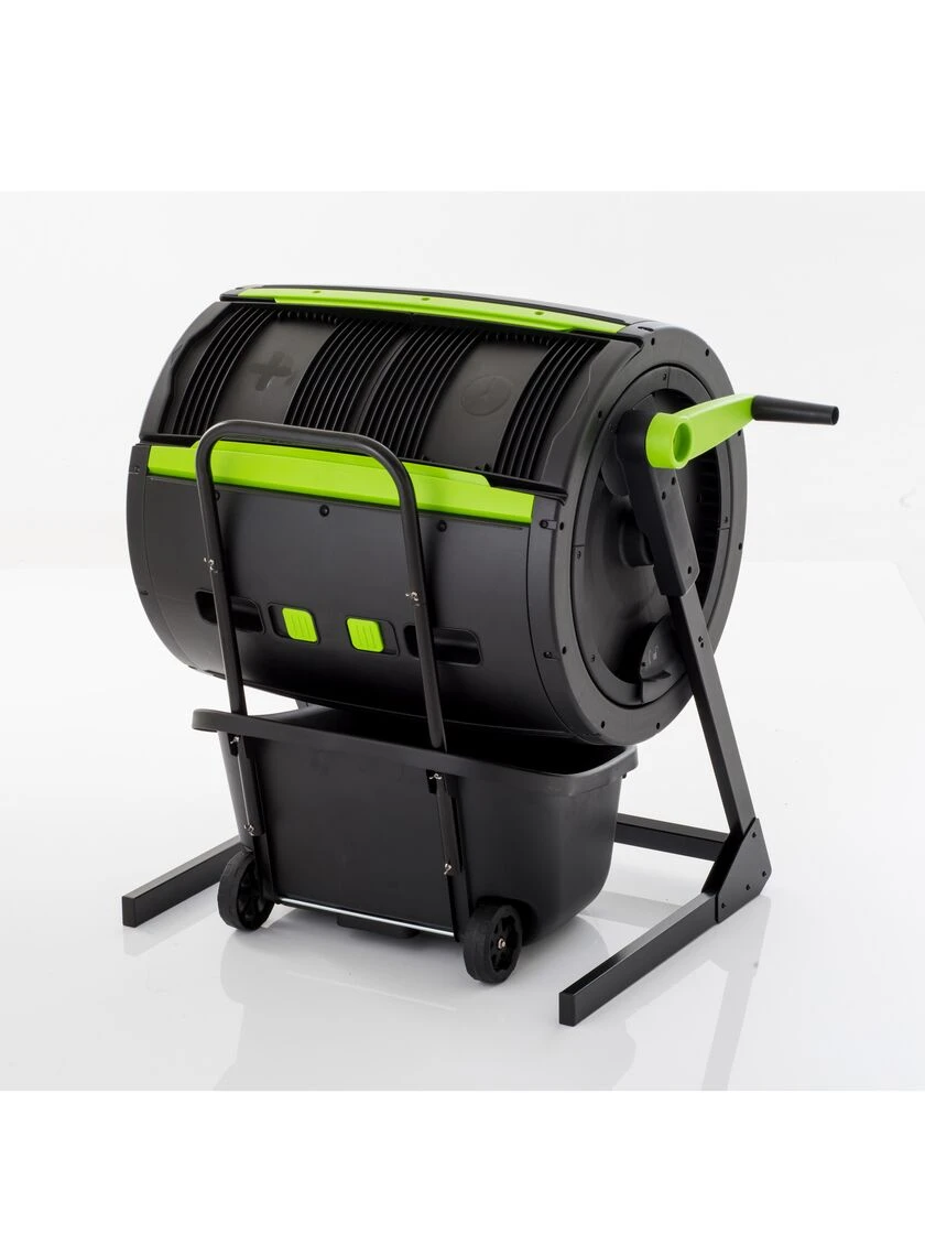 Maze 65 Gallon Composter With Easy Turn Kit And Cart 1 Maze 65 Gallon Composter With Easy Turn Kit And Cart