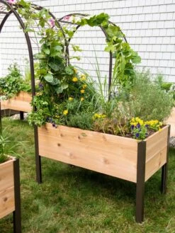 2’ X 4’ Arch Trellis For Planter Boxes -Deals Garden Decor Store 8587823 0490