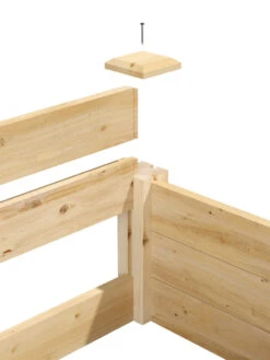 Tall 2-Tier Pine Raised Garden Bed, 4'x12' -Deals Garden Decor Store 8588181 04v 2