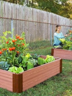 Composite Raised Bed With 1" Boards, 11" -Deals Garden Decor Store 8588269 03V tif