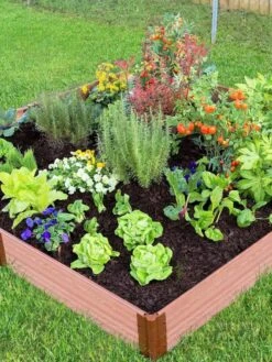 Composite Raised Bed With 1" Boards, 11" -Deals Garden Decor Store 8588274 03V tif