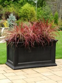 Fairfield Self-Watering Patio Planters, 20” X 36” -Deals Garden Decor Store 8588417 12V tif