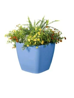 Viva Square Self-Watering Rolling Planter, 14" Diameter 7 Viva Square Self-Watering Rolling Planter, 14" Diameter -Deals Garden Decor Store 8589777BL 6080 tif