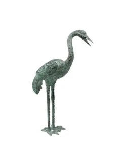 Bronze Crane Statues, Small -Deals Garden Decor Store 8589916 001v