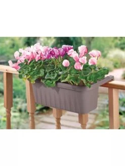 Adjustable Self-Watering Railing Planter, 24" -Deals Garden Decor Store 8592173 02V 3 4
