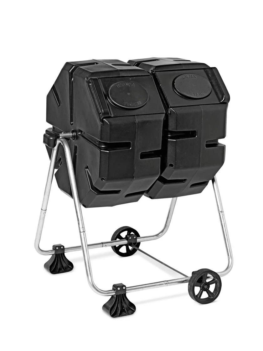 Dual Batch Compost Tumbler With Wheels 5 Dual Batch Compost Tumbler With Wheels - Image 5