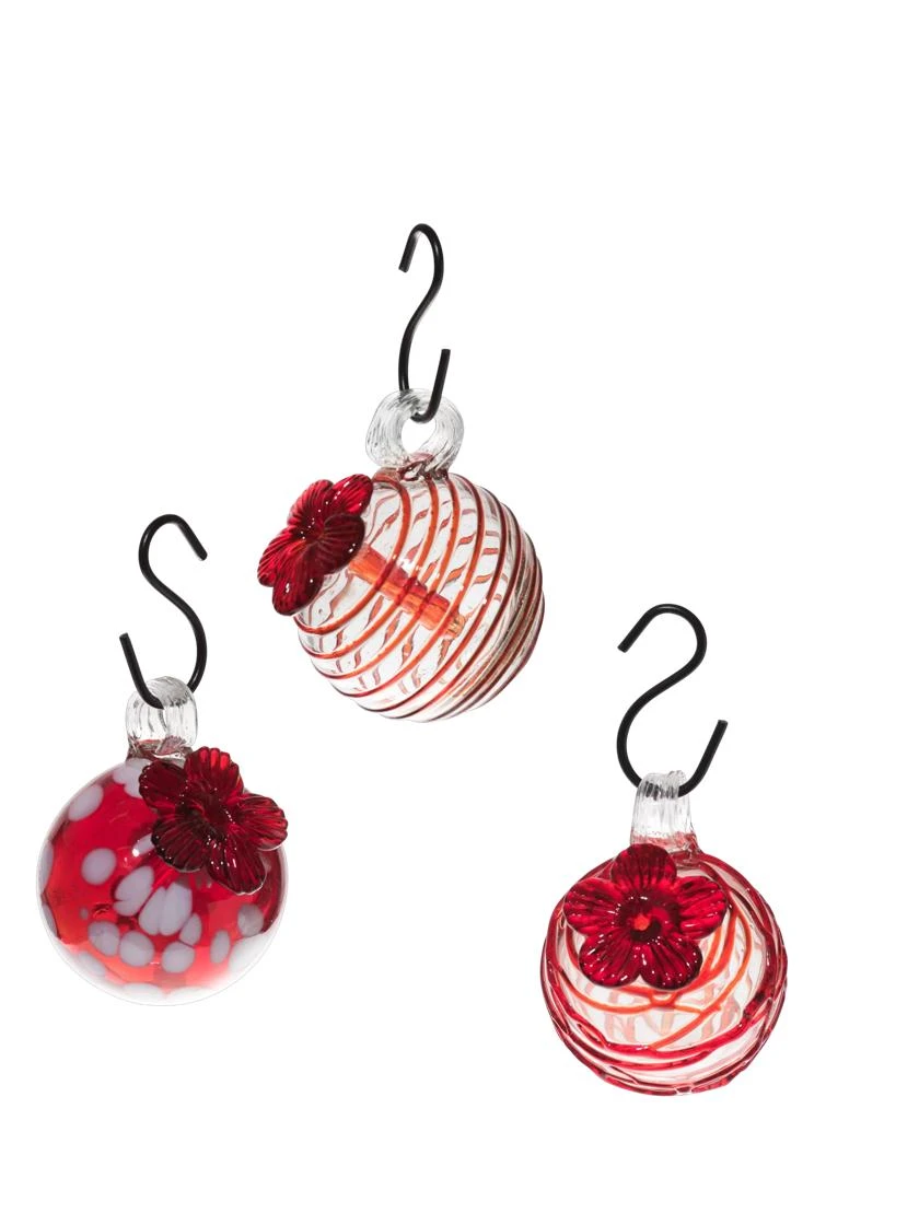 Droplet Hummingbird Feeders, Set Of 3 2 Droplet Hummingbird Feeders, Set Of 3 - Image 2