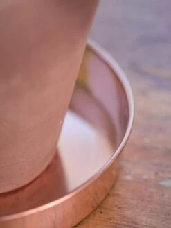 Extra Small Round Copper Plant Tray, 8" -Deals Garden Decor Store 8593528 4529 tif