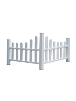 Country Corner Vinyl Picket Fence 5 Country Corner Vinyl Picket Fence -Deals Garden Decor Store 8593637 02v