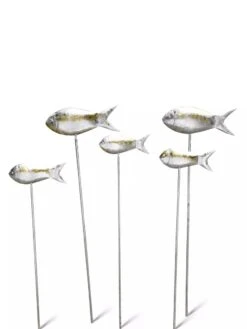 Fish Out Of Water Garden Stakes, Set Of 5 -Deals Garden Decor Store 8593672 0067 tif