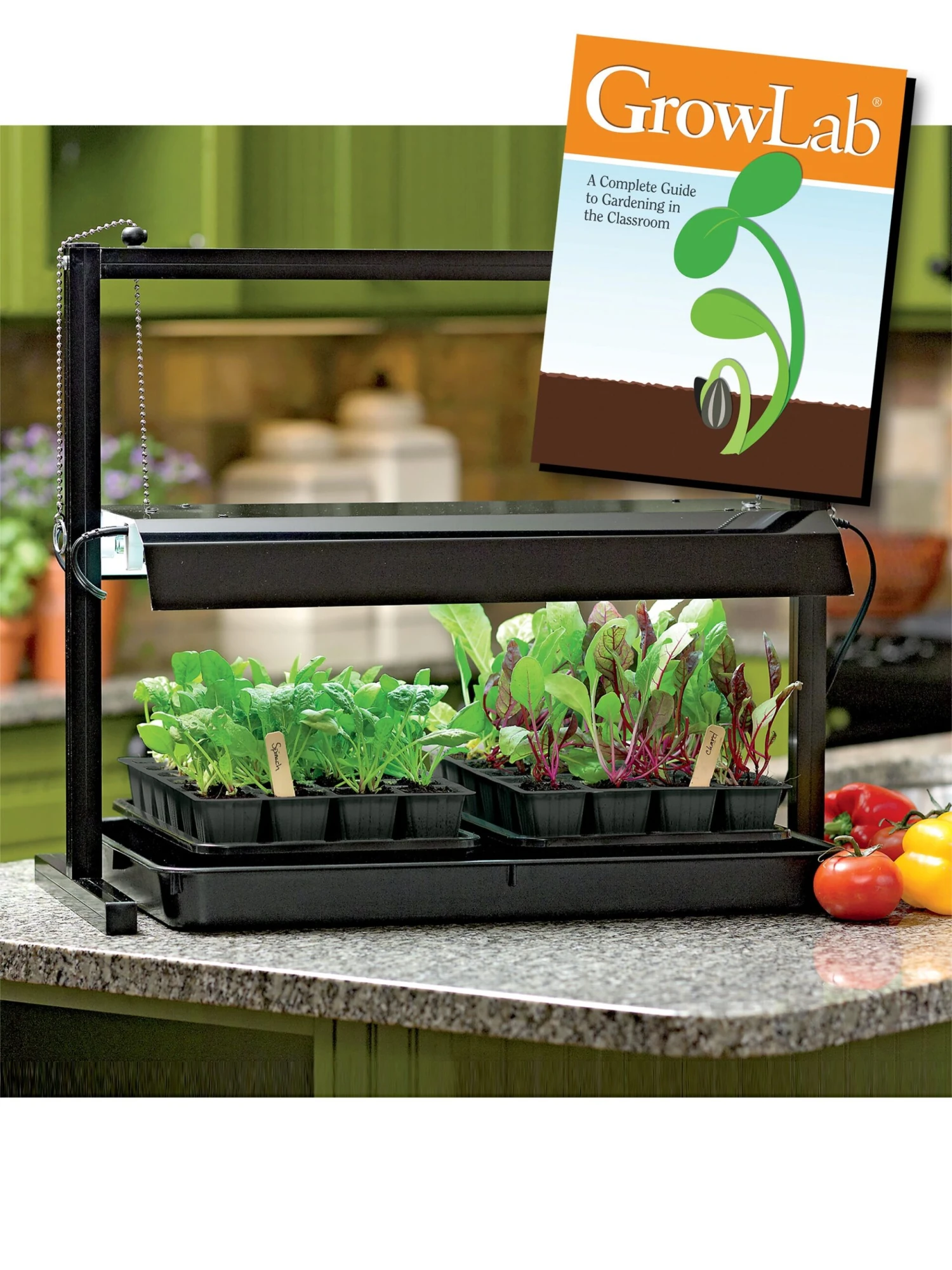 GrowLab® Compact Tabletop Light Garden With Classroom Guide 1 GrowLab® Compact Tabletop Light Garden With Classroom Guide