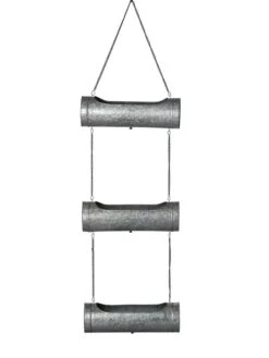 Galvanized Hanging Triple Planter 12 Galvanized Hanging Triple Planter -Deals Garden Decor Store 8595213 0005 tif