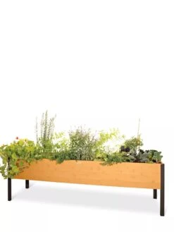 Eco-Stained Elevated Planter Box, 2'x8' 18 Eco-Stained Elevated Planter Box, 2'x8' -Deals Garden Decor Store 8596760 101 tif