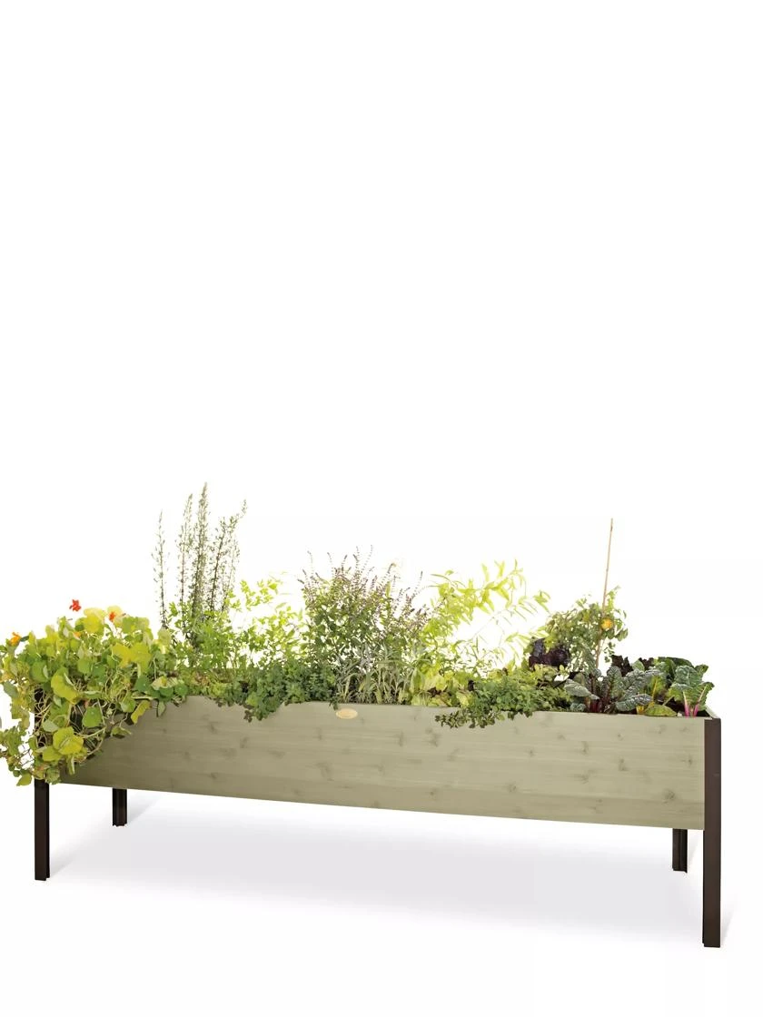 Eco-Stained Elevated Planter Box, 2'x8' 11 Eco-Stained Elevated Planter Box, 2'x8' - Image 11