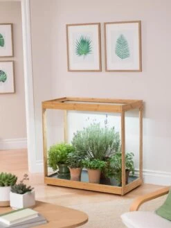 Medium Bamboo LED Grow Light Garden -Deals Garden Decor Store 8597883 9271 tif