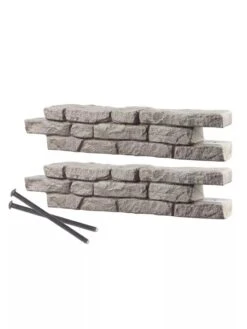 Rock Lock Interlocking Garden System, Straight Sets -Deals Garden Decor Store 8598735 01V
