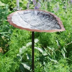 Achla Designs Aspen Leaf Bird Bath