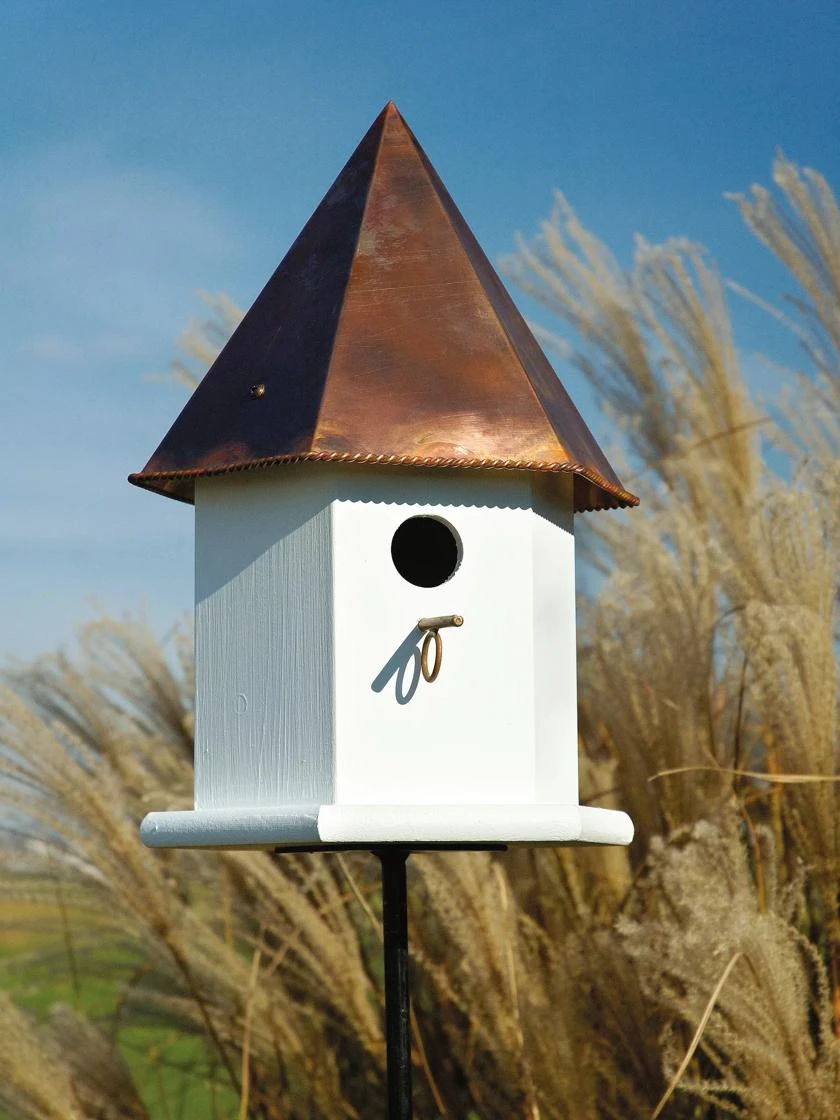 Heartwood Copper Songbird Deluxe Bird House 2 Heartwood Copper Songbird Deluxe Bird House - Image 2