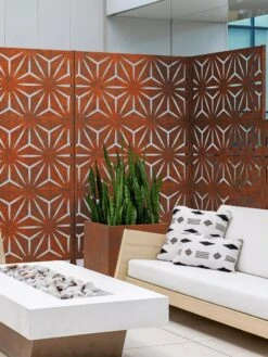 Veradek 3-Panel Privacy Screen Set, Star 10 Veradek 3-Panel Privacy Screen Set, Star -Deals Garden Decor Store 8599205 06V tif