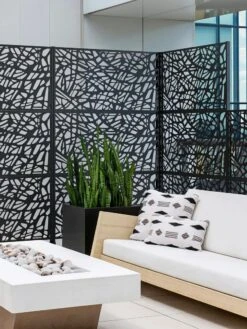 Veradek 3-Panel Privacy Screen Set, Web 10 Veradek 3-Panel Privacy Screen Set, Web -Deals Garden Decor Store 8599206 10V tif