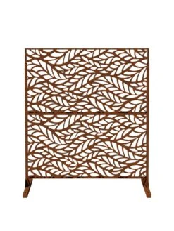 Veradek 2-Panel Privacy Screen Set, Flowleaf -Deals Garden Decor Store 8599212 13V tif