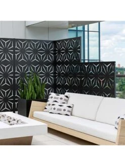 Veradek 2-Panel Privacy Screen Set, Star -Deals Garden Decor Store 8599214 10v