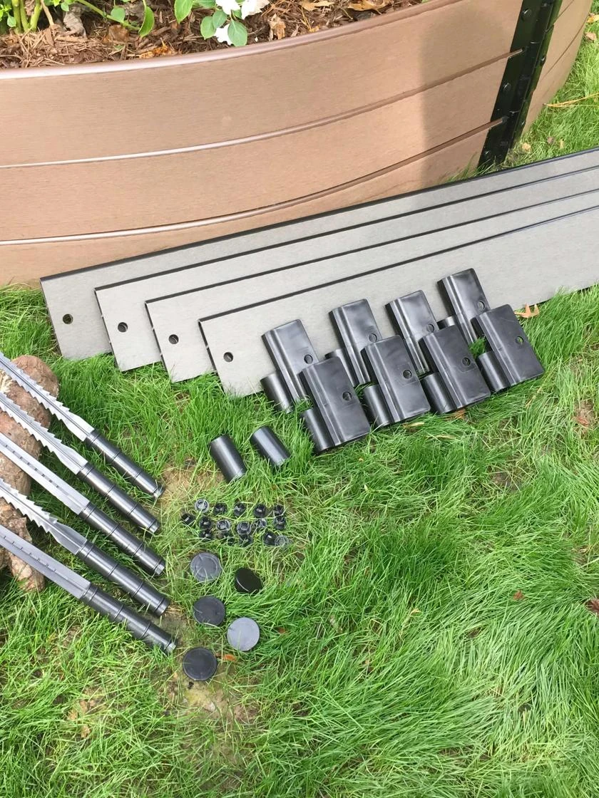 Straight Composite Landscape Edging Kit With 1" Boards 3 Straight Composite Landscape Edging Kit With 1" Boards - Image 3