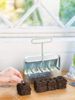 Soil Blocker, 4 Cell -Deals Garden Decor Store 8599790 18641 tif