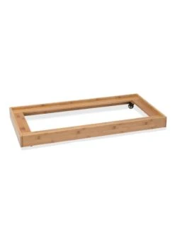 Bamboo Rolling Plant Tray -Deals Garden Decor Store 8599793 12150
