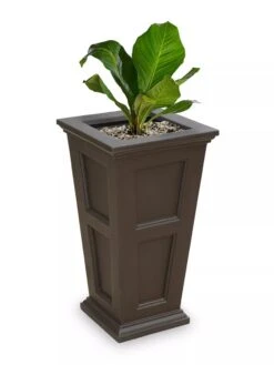 Fairfield Self-Watering Tall Patio Planters, 34” -Deals Garden Decor Store 8600109 06V tif