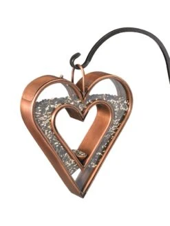 Fly-Thru™ Bird Feeder With Copper Finish 11 Fly-Thru™ Bird Feeder With Copper Finish -Deals Garden Decor Store 8600193 05v fly thru bird feeder with copper finish heart
