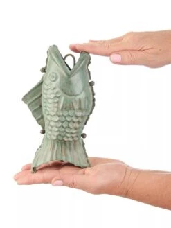 Fish Pure Copper Rain Chain, 8.5' 11 Fish Pure Copper Rain Chain, 8.5' -Deals Garden Decor Store 8600209 06V tif