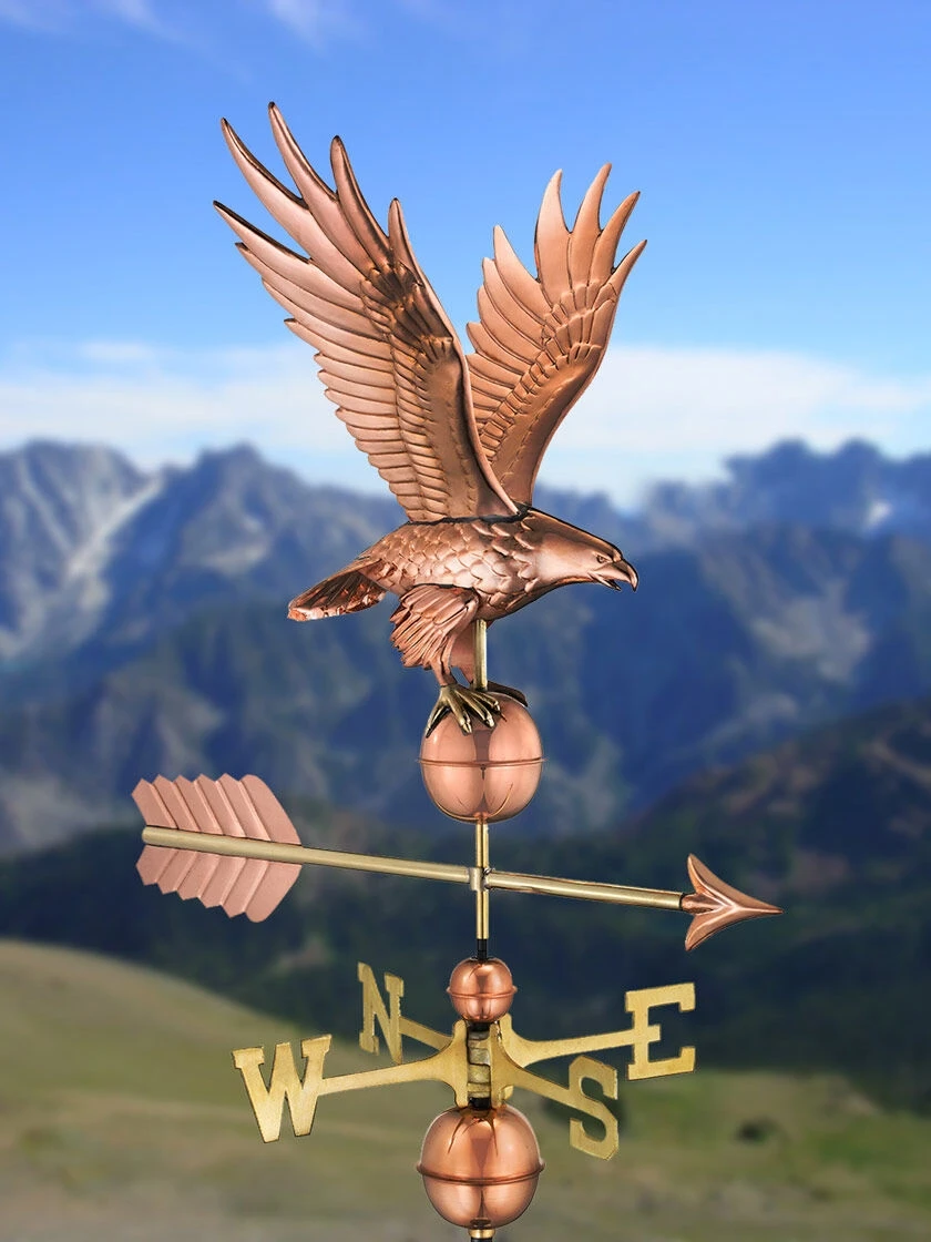 Freedom Eagle Copper Weathervane 1 Freedom Eagle Copper Weathervane