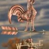 Rooster Copper Weathervane