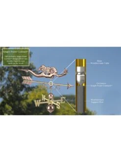 Little Mermaid Copper Weathervane 9 Little Mermaid Copper Weathervane -Deals Garden Decor Store 8600350 06v