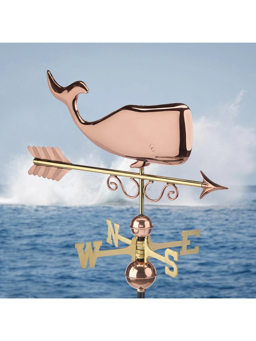 Save The Whales™ Copper Weathervane 1 Save The Whales™ Copper Weathervane