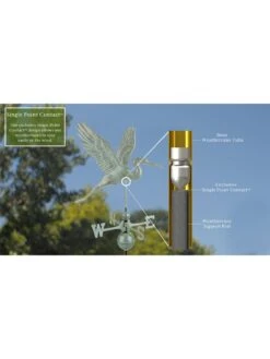 Graceful Blue Heron Copper Weathervane -Deals Garden Decor Store 8600374 06v