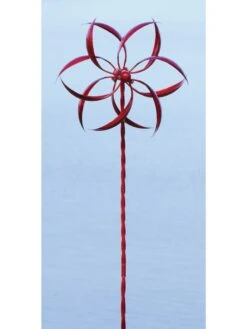 Feather Staked Wind Spinner, 15" -Deals Garden Decor Store 8600479 02v feather staked wind spinner 15 inch red