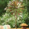 Wagon Wheel Clamp Wind Spinner, 14"