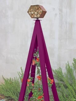 Bee Bungalow + Akoris Garden Tuteur Jr. -Deals Garden Decor Store 8600532 01v bee bungalow akoris garden tuteur aubergine