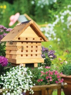 Solitary Bee Hive 14 Solitary Bee Hive -Deals Garden Decor Store 8609060 02V tif